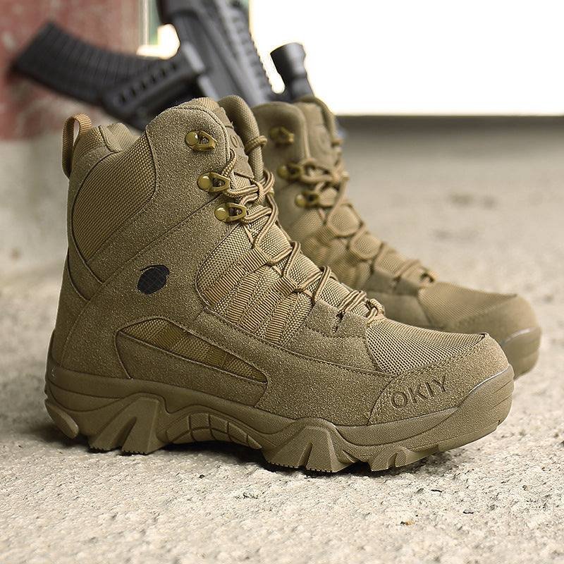 Men's High-top Tactical Outdoor Boots Lightweight Military Boots