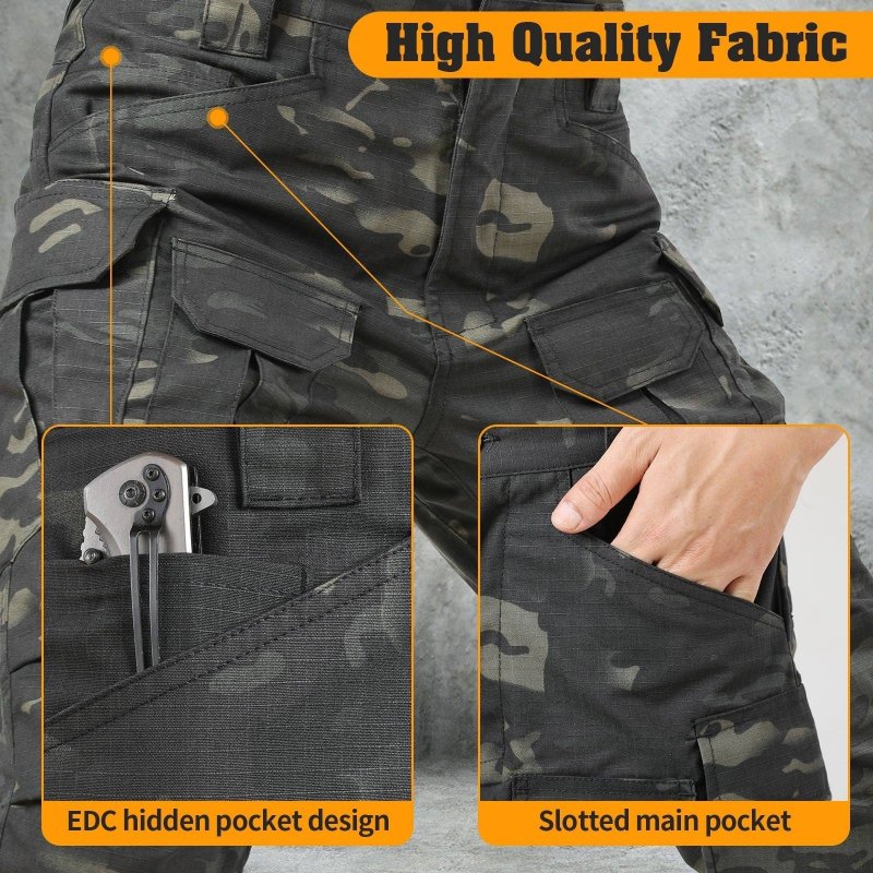 Archon IX8 Outdoor Waterproof Tactical Pants Dark Multicam